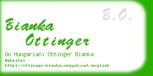 bianka ottinger business card
